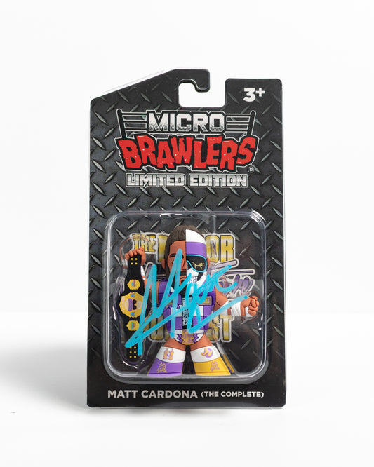 MATT CARDONA MICRO BRAWLERS FIGURE (AUTOGRAPHED)