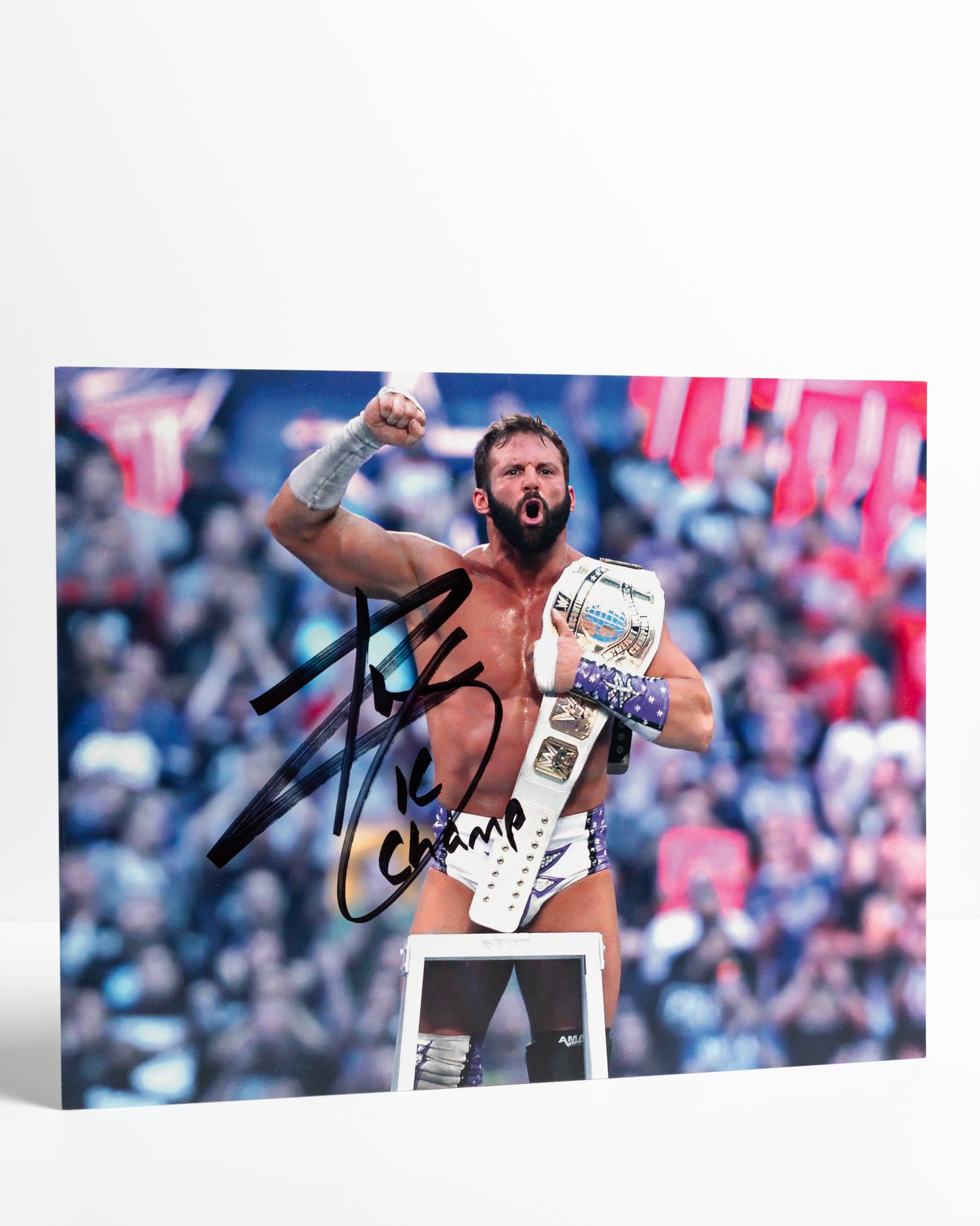 ZACK RYDER AUTOGRAPHED 8X10 (WRESTLEMANIA)
