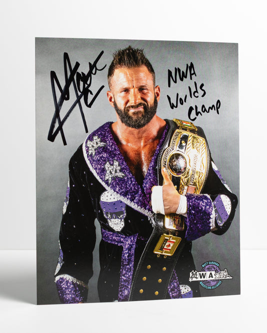 MATT CARDONA AUTOGRAPHED 8X10 (NWA CHAMP)