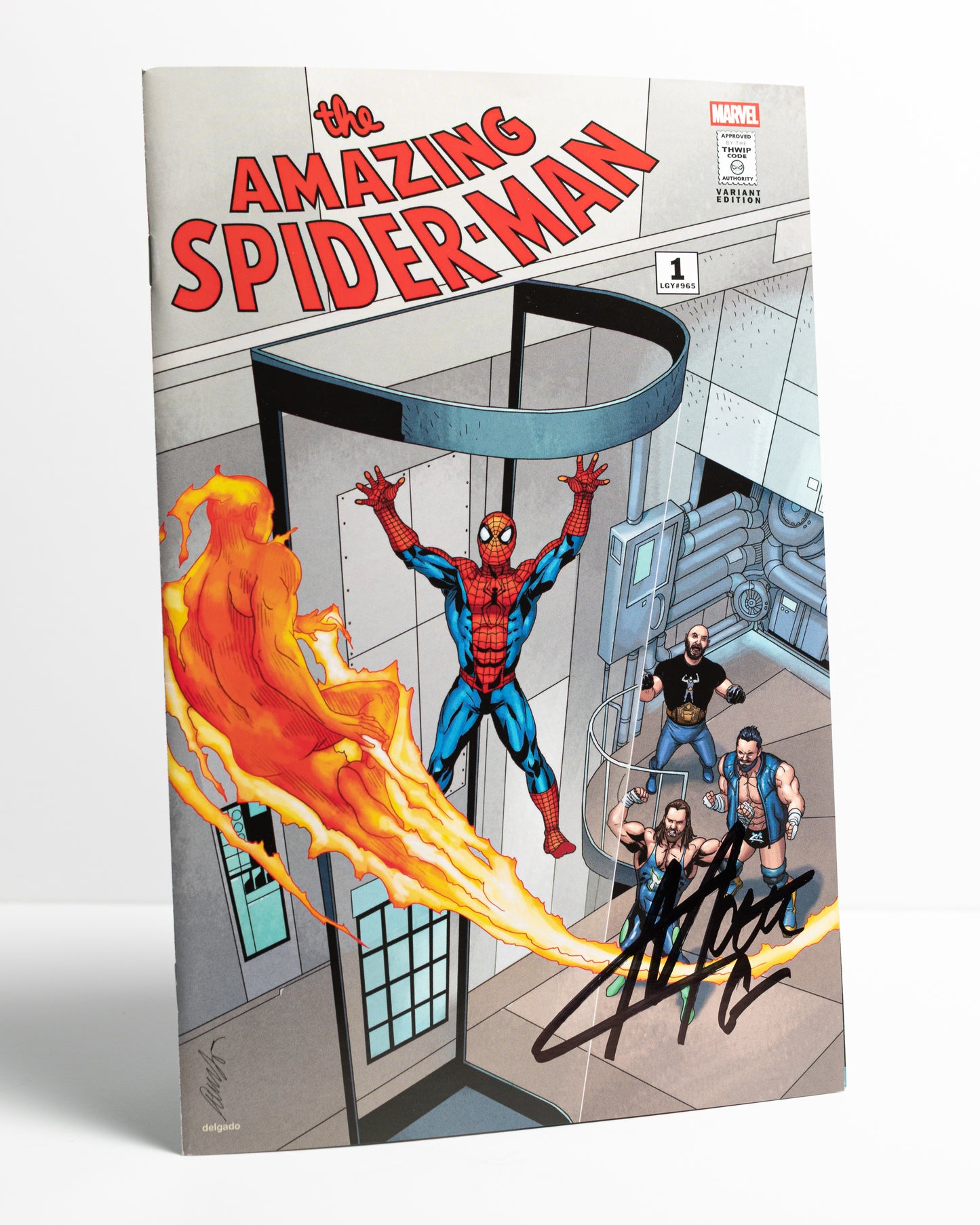 SPIDER-MAN COMIC AUTOGRAPHED BY MATT CARDONA