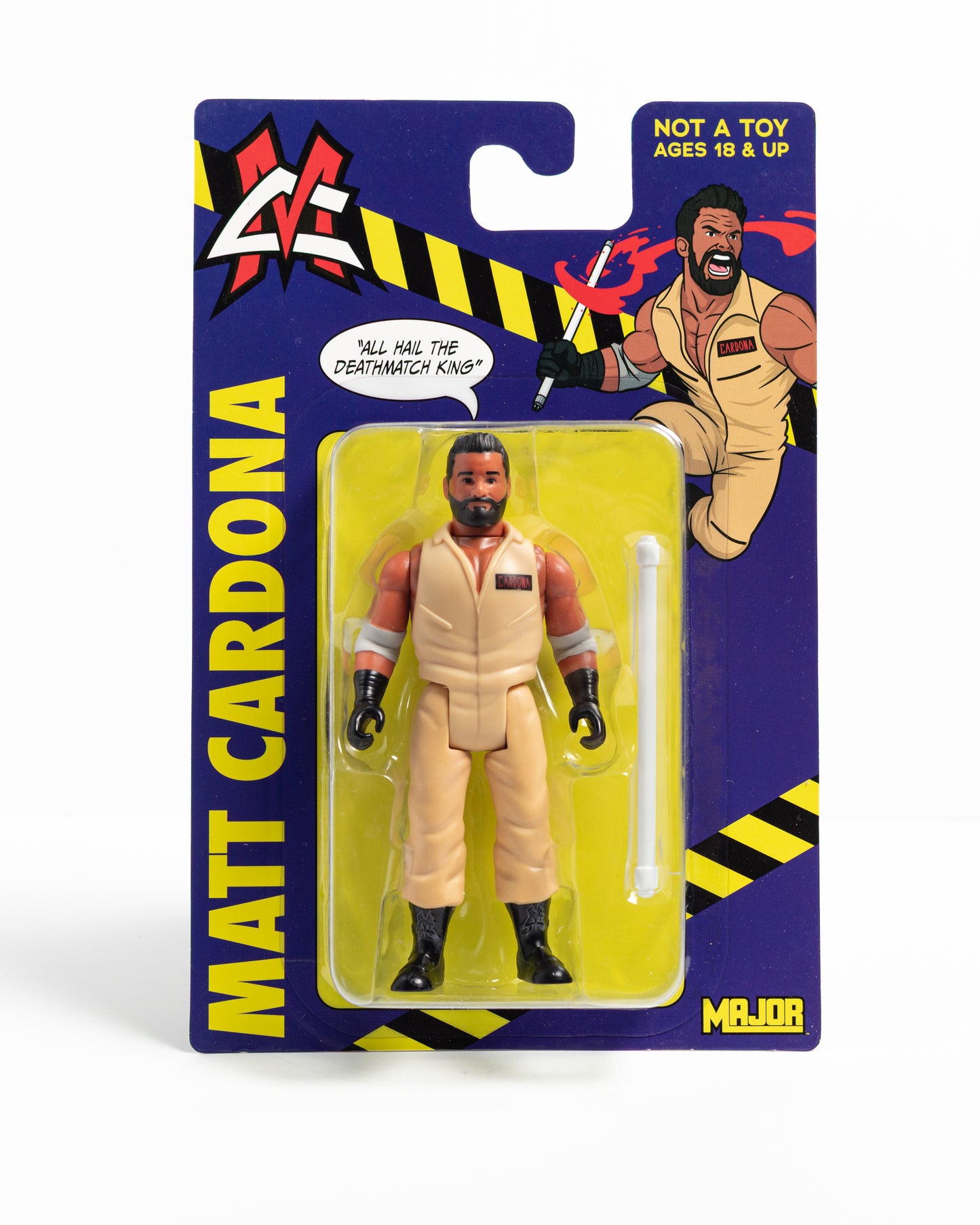 DEATHMATCH BUSTERS MATT CARDONA FIGURE (LIGHT TUBE) - ONLY 300 MADE