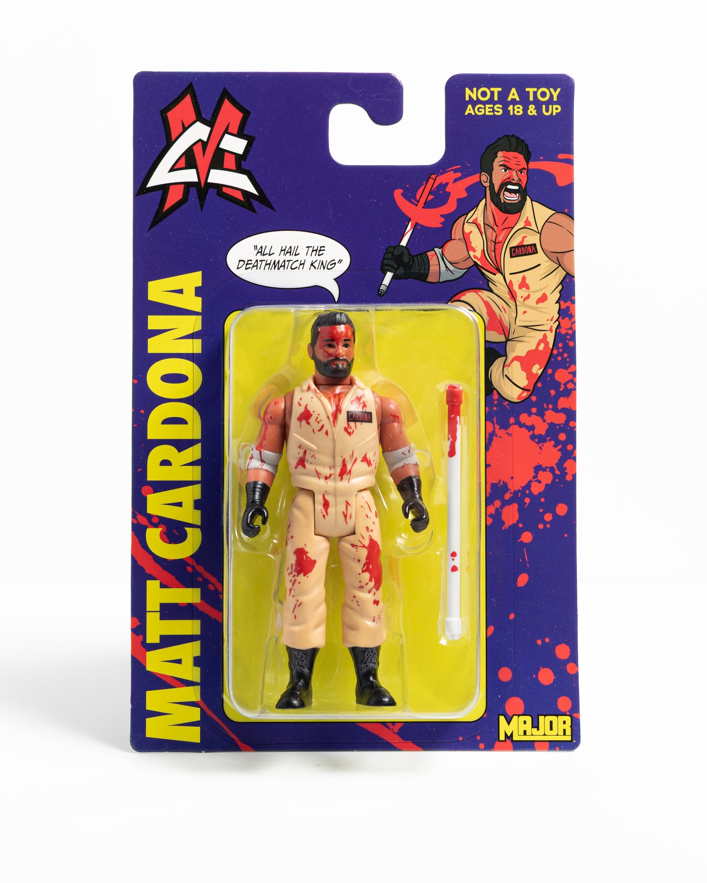 DEATHMATCH BUSTERS MATT CARDONA FIGURE (BLOODY) - ONLY 300 MADE