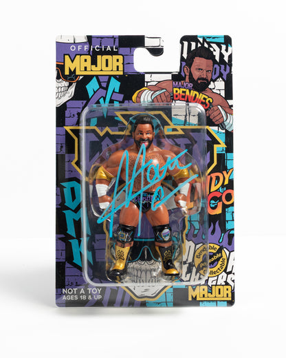 MAJOR BENDIES MATT CARDONA FIGURE (AUTOGRAPHED)