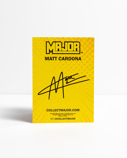 MATT CARDONA TRADING CARD (AUTOGRAPHED)