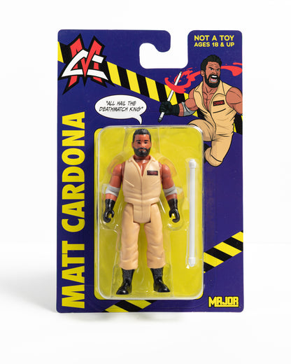 DEATHMATCH BUSTERS MATT CARDONA FIGURE (LIGHT TUBE) - ONLY 300 MADE