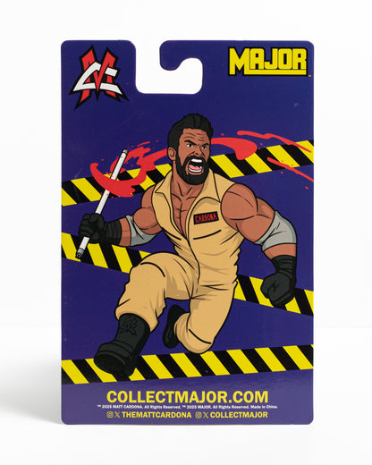 DEATHMATCH BUSTERS MATT CARDONA FIGURE (LIGHT TUBE) - AUTOGRAPHED