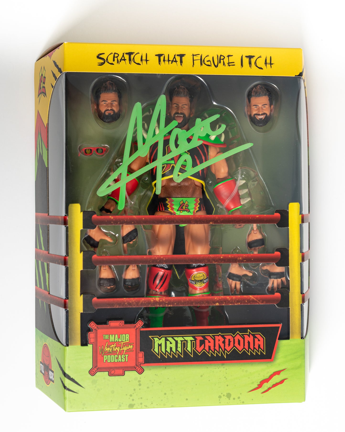 MATT CARDONA PREHISTORIC SUPER 7 FIGURE (AUTOGRAPHED)